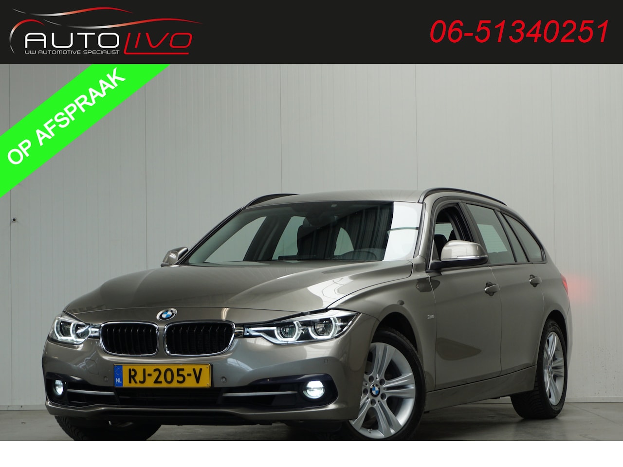 BMW 3-serie Touring - 318i Corporate Lease High Executive AUTOMAAT! GROOT NAVI XENON LEER etc. - AutoWereld.nl