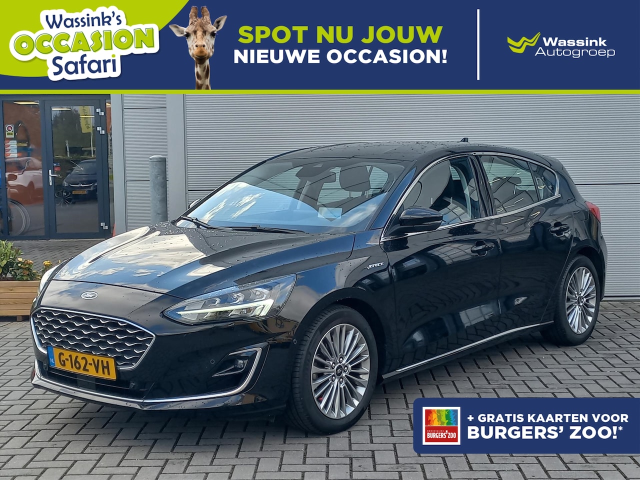 Ford Focus - 1.0T 125pk Vignale | Climate control | Navigatie| Leer + stoelverwarming | Parkingpack | A - AutoWereld.nl