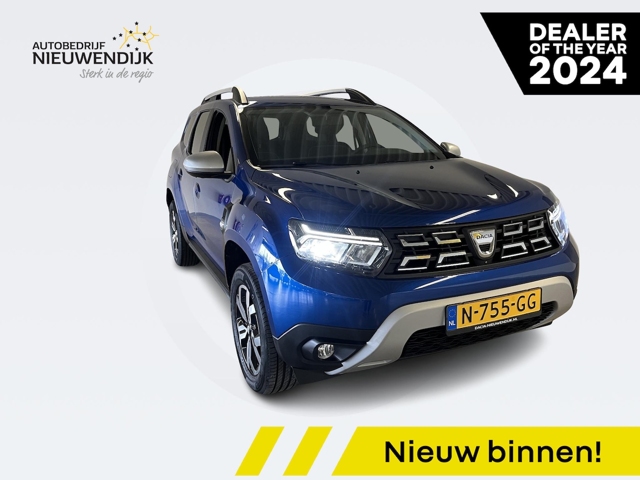 Dacia Duster - 1.0 TCe Bi-Fuel Prestige APPLE CARPLAY ANDROID AUTO / NAVIGATIE / PARKEERSENSOREN+CAMERA / - AutoWereld.nl