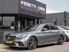 Mercedes-Benz C-klasse - 180 AMG-LINE PLUS UPGRADE EDITION AUT9 SPORTLEDER NAVI CAMERA 18INCH.LMV PDC