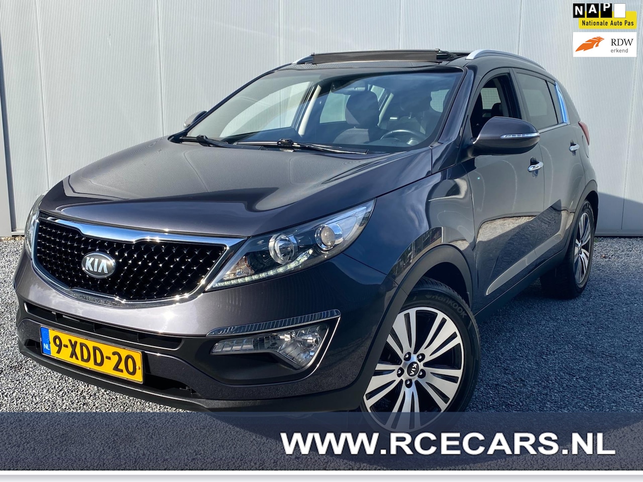 Kia Sportage - 2.0 BusinessPlusLine Automaat Pano- opendak Navigatie Cruise Trekhaak Camera Clima Xenon N - AutoWereld.nl