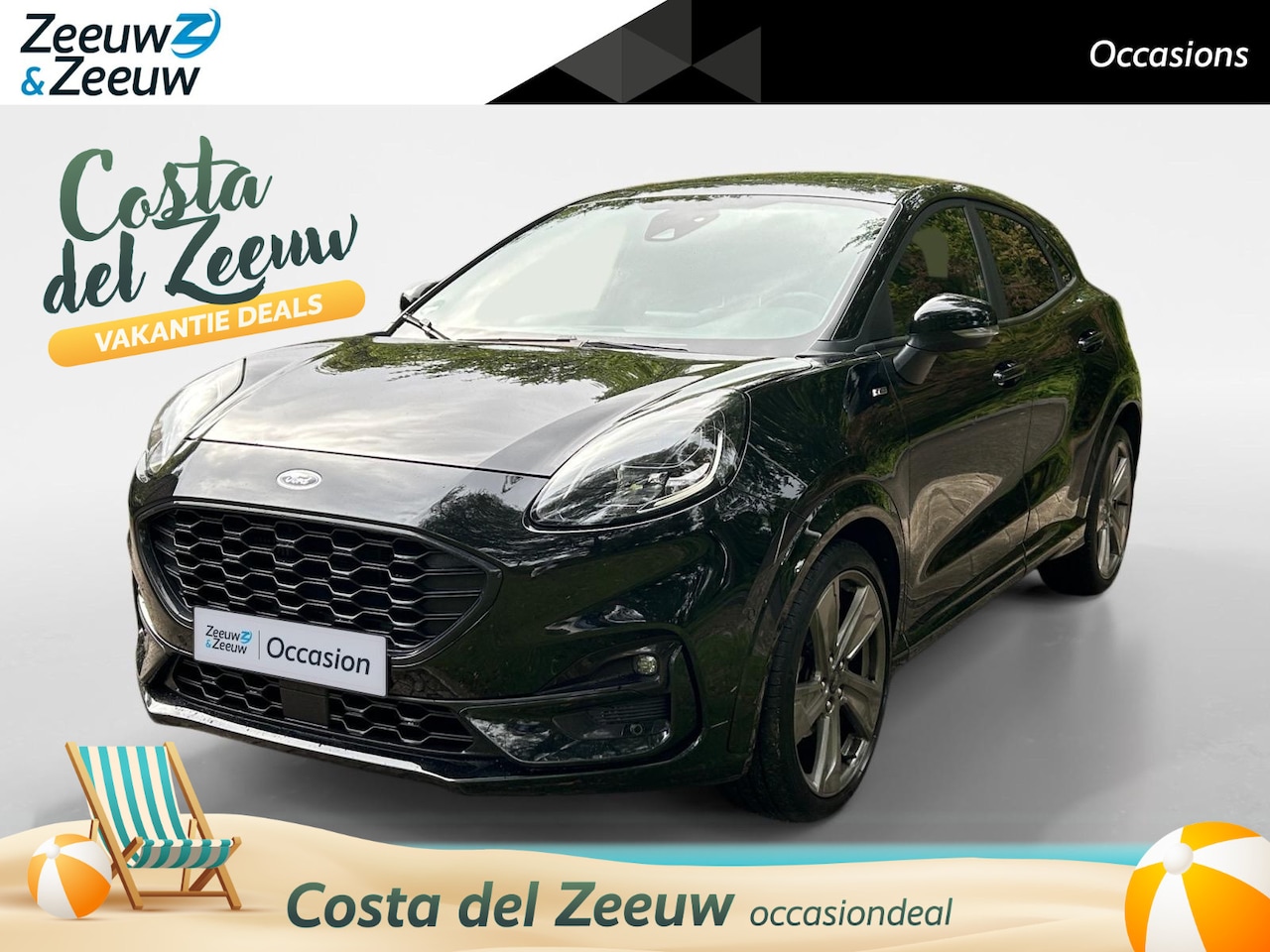 Ford Puma - 1.0 EcoBoost Hybrid Titanium Sport stoelen  , navi , camera , climate , cruise , tel , lm - AutoWereld.nl