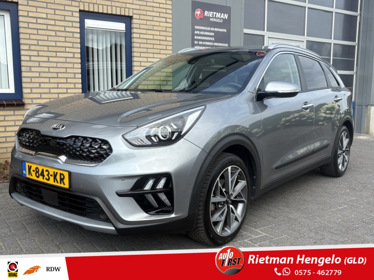Kia Niro - 1.6 GDi H. Dyn.Pl.L APPLECARPLAY-CAMERA-STOELVERWRMING-NAVI - AutoWereld.nl
