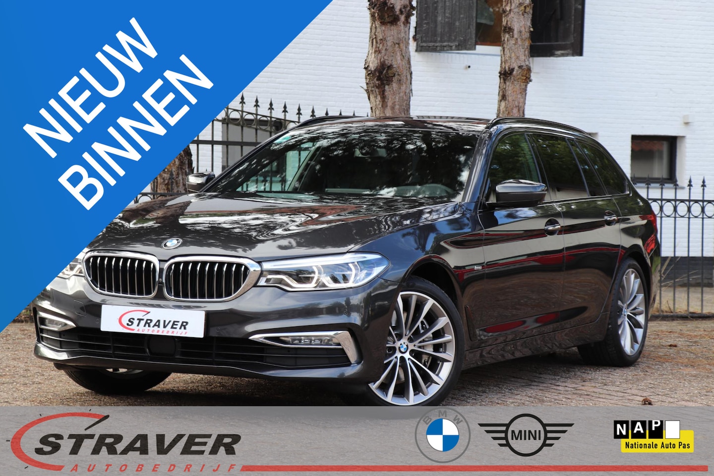 BMW 5-serie Touring - 540i xDrive High Executive |Panoramadak |Stuurwielverwarming - AutoWereld.nl