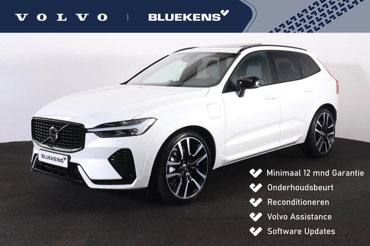 Volvo XC60 - T8 Recharge AWD Ultra Dark - Luchtvering - Panorama/schuifdak - IntelliSafe Assist & Surro - AutoWereld.nl