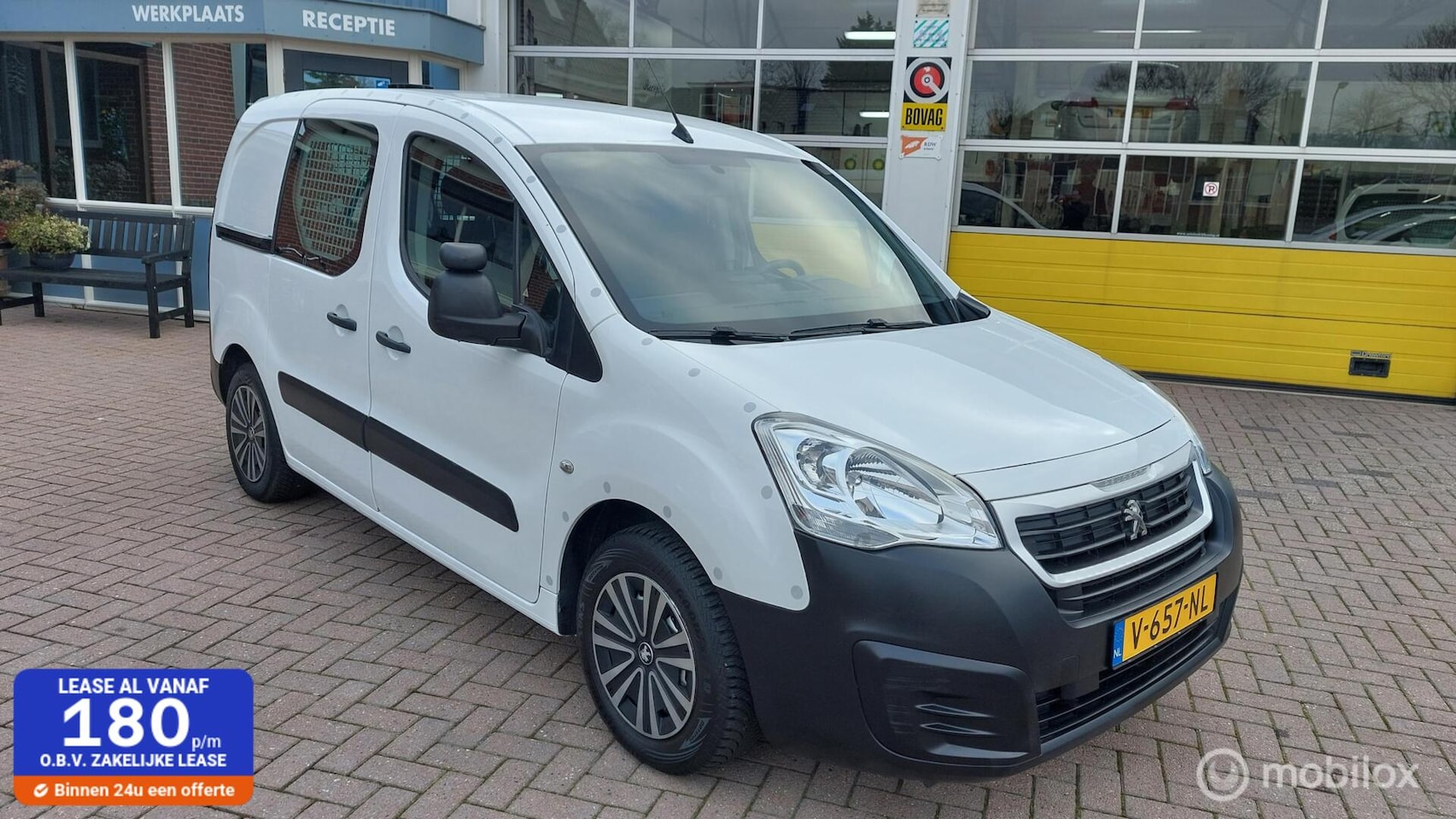 Peugeot Partner - bestel 120 1.6 BlueHDi 100 L1 Premium Marge auto !! Ex kadaster - AutoWereld.nl