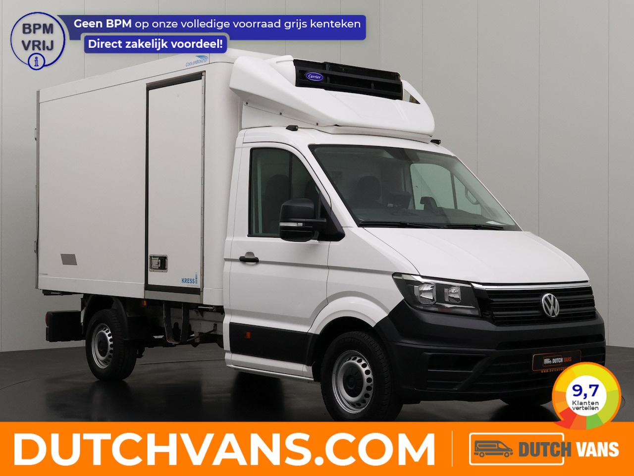 Volkswagen Crafter - 2.0TDI 140PK Koel/Vries Bakwagen | Airco | 3-Persoons | - AutoWereld.nl