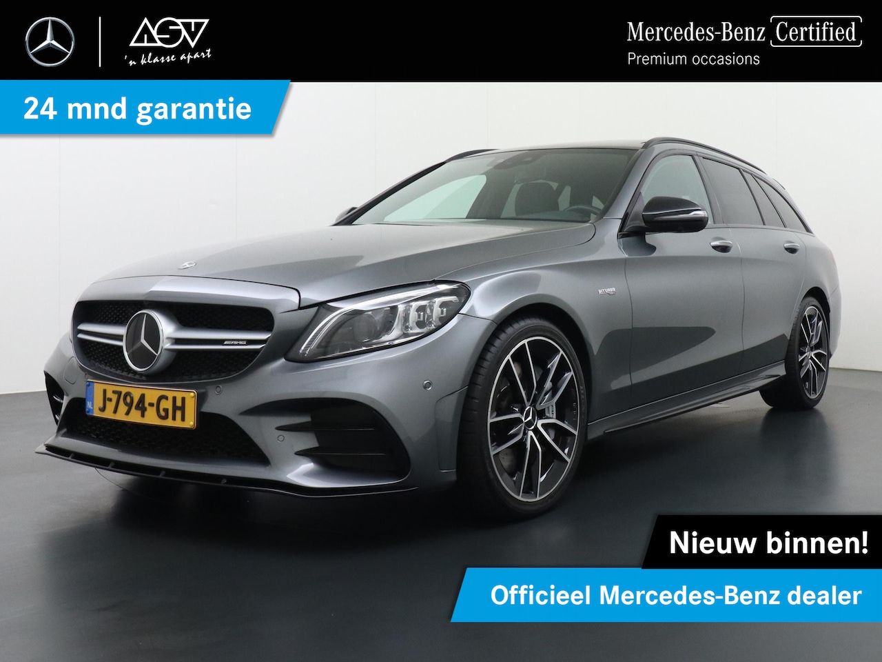 Mercedes-Benz C-klasse Estate - AMG 43 4MATIC Premium Plus | Panorama - Schuifdak | Burmester Surround System | Head-Up Di - AutoWereld.nl