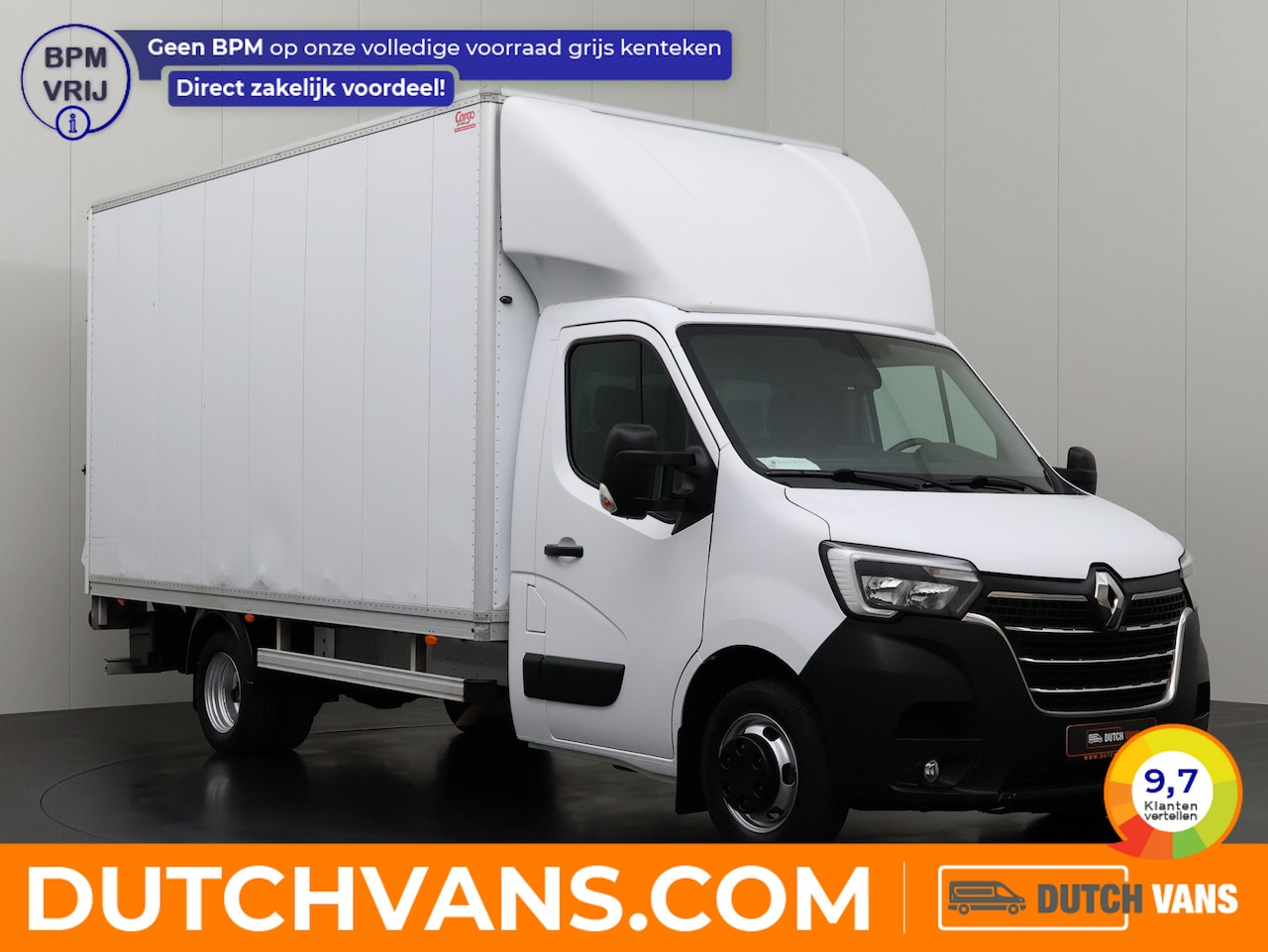 Renault Master - 2.3DCI 160PK Bakwagen + laadklep | Navigatie | Camera | 3-Persoons | Airco | Cruise - AutoWereld.nl
