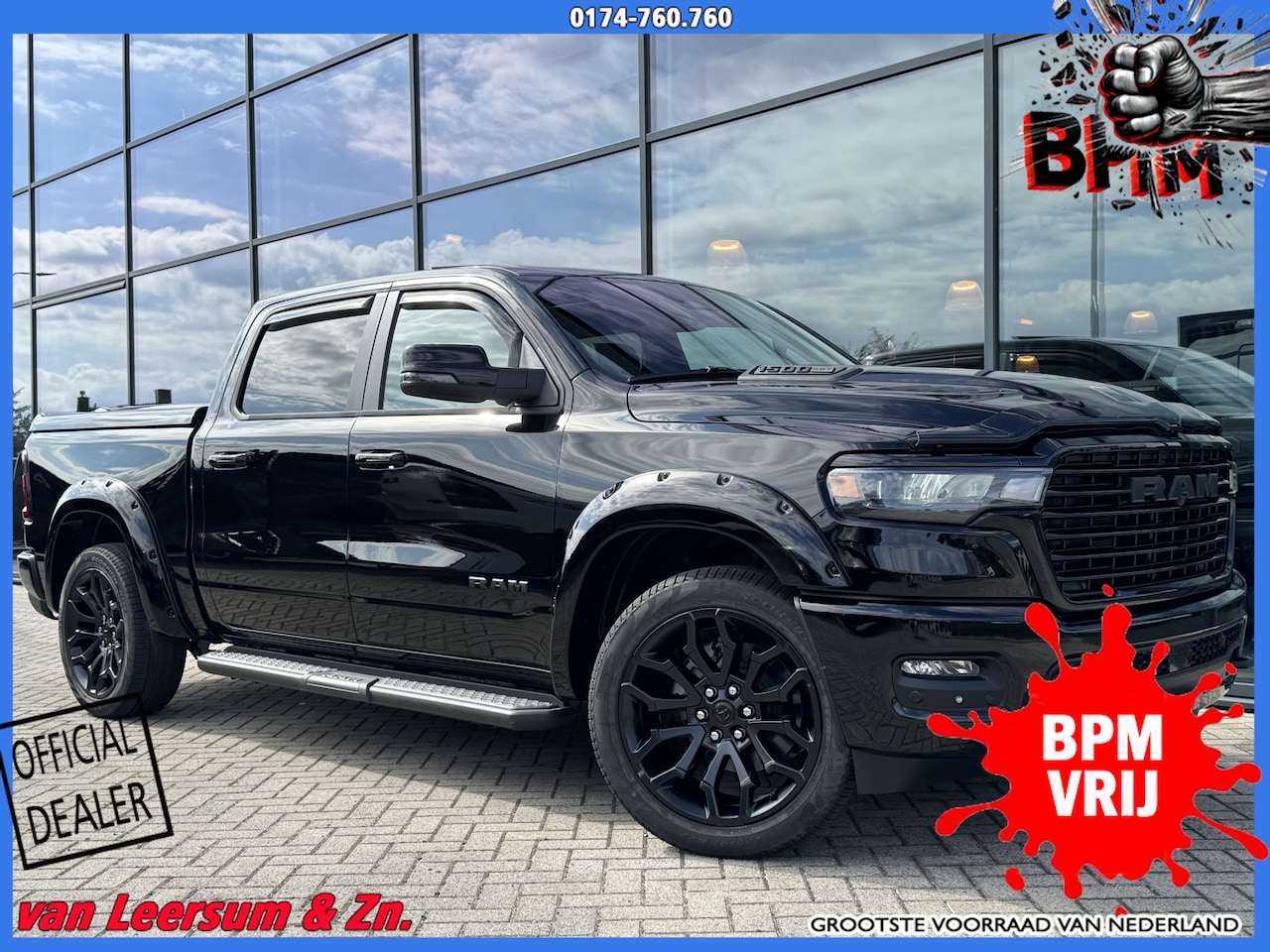 Dodge Ram Pick Up - Laramie Night Hurricane | Pano | H&K | Passenger Screen - AutoWereld.nl