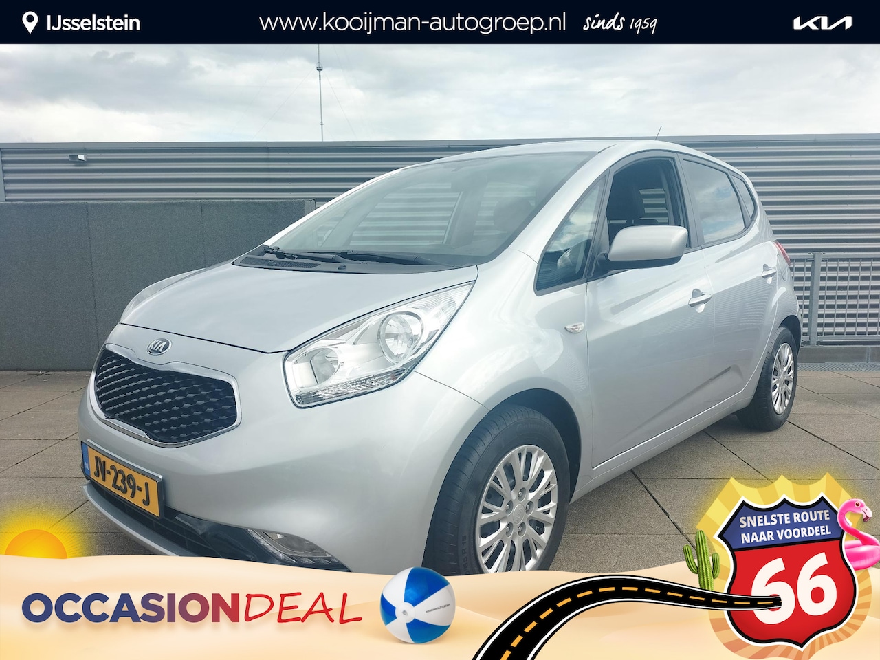 Kia Venga - 1.4 CVVT DynamicPLusLine Navigatie / Camera / Cruise Control / Trekhaak - AutoWereld.nl