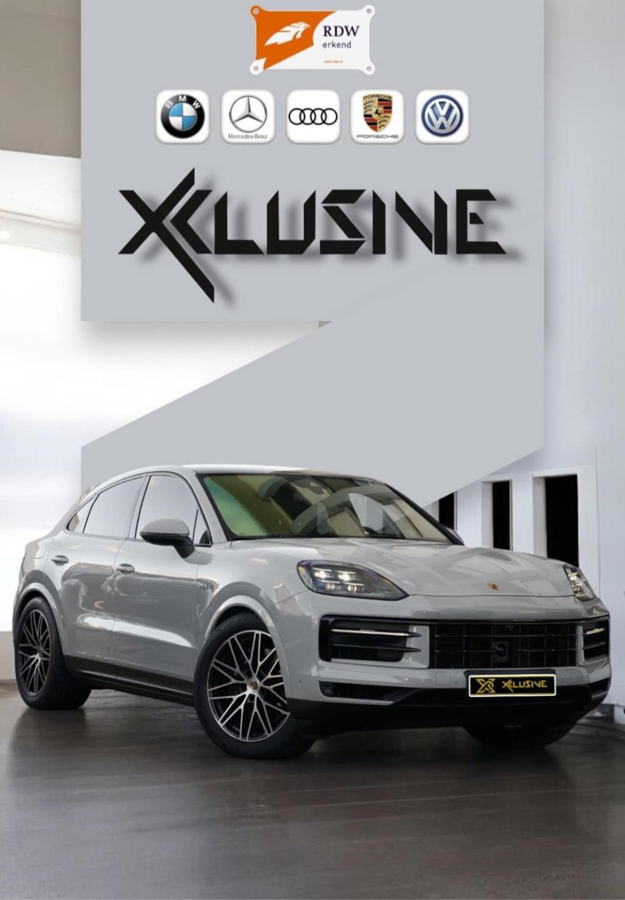 Porsche Cayenne Coupé - PORSCHE CAYENNE E-HYBRID COUPE ACC LUFT PANO MASSAGE AHK BOSE GARANTIE 05/2026 - AutoWereld.nl