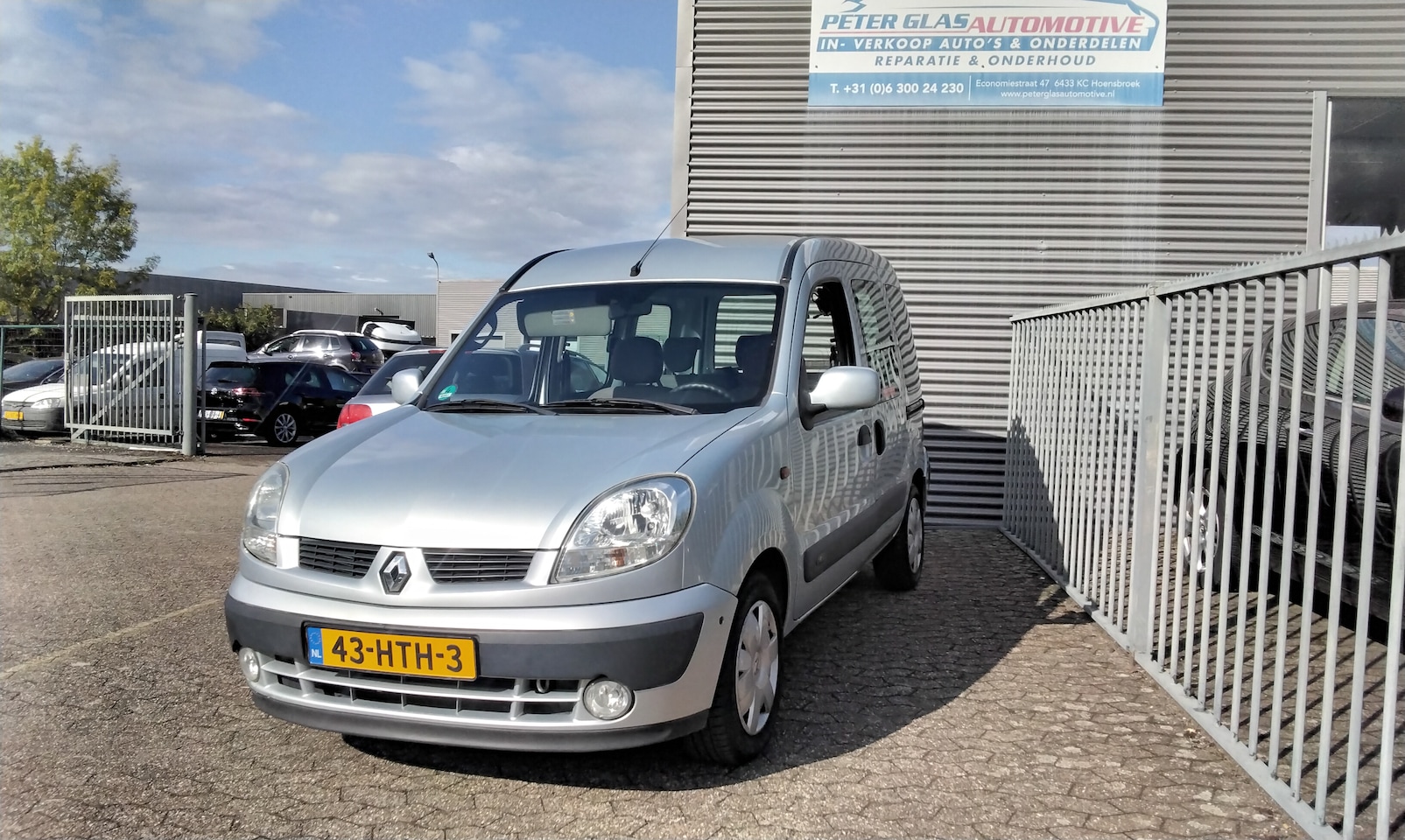Renault Kangoo - 1.6-16V Expression Handgas/handrem - rolstoel takel - mindervalide voertuig - AutoWereld.nl