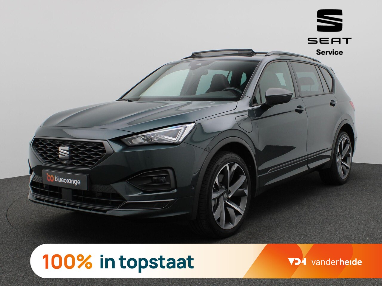 SEAT Tarraco - 1.4 TSI e-Hybrid PHEV FR Business 245PK DSG Pano-Schuifdak, Adaptieve Cruise Controle, Key - AutoWereld.nl