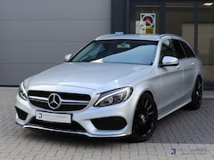 Mercedes-Benz C-klasse Estate - 200 AMG | 7G Aut | Airco | Leder | Navi | 19" LM AMG Velgen | Elektr. Achterklep | Spiegel