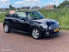 MINI Cabrio - let 1.6 Pepper zwart mett. 1e eig Zeer mooi
