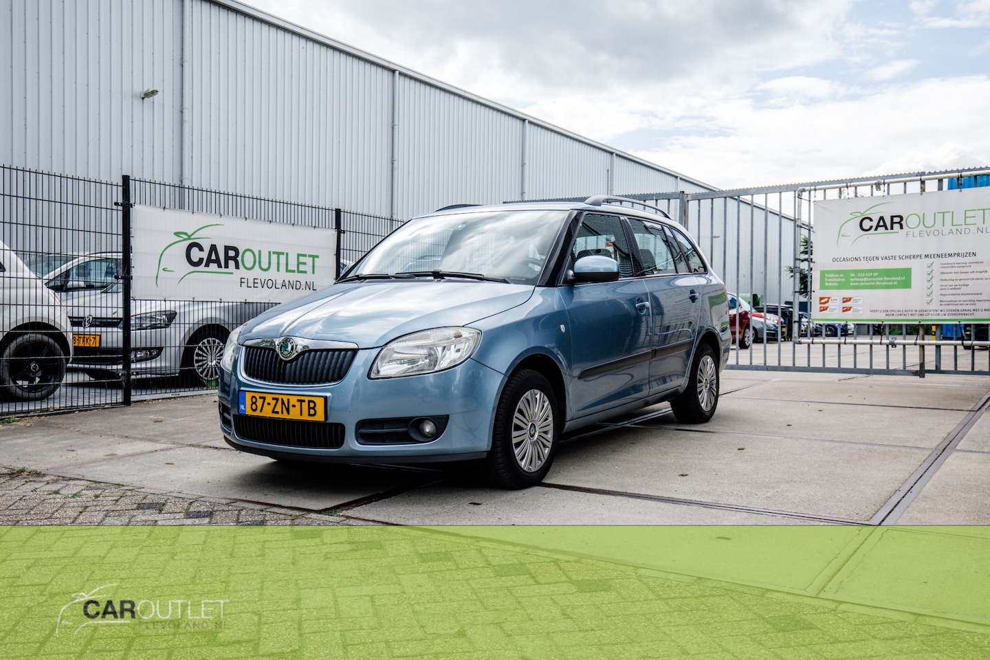 Skoda Fabia Combi - 1.2-12V Ambiente Fabia met IJSkoude Airco en trekhaak. Nieuwe APK - AutoWereld.nl
