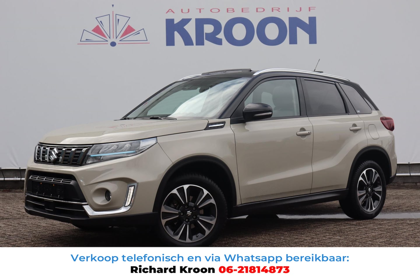 Suzuki Vitara - 1.4 Boosterjet Style Smart Hybrid|Panoramadak|Stoelverwarimg|Sensoren| - AutoWereld.nl