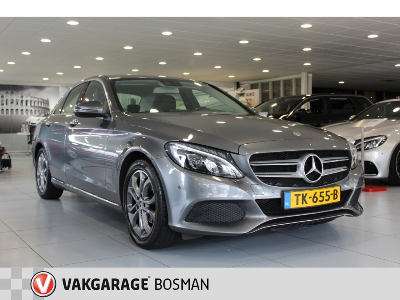 Mercedes-Benz C-klasse - 180 Bus. Sol. AMG/PANORAMADAK/CRUISE/NAVI - AutoWereld.nl