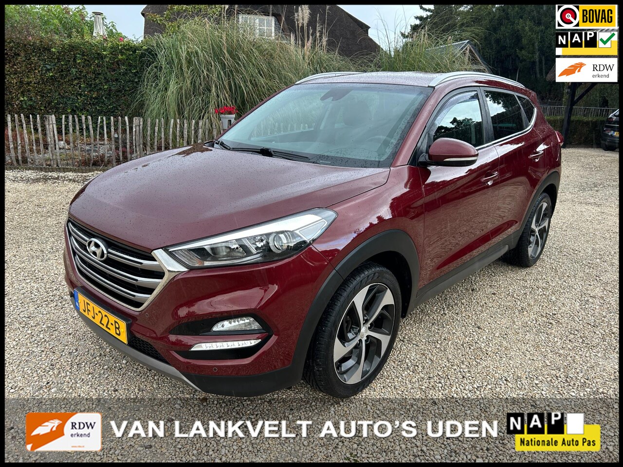 Hyundai Tucson - 1.6 T-GDi Premium 4WD automaat leder trekhaak. - AutoWereld.nl