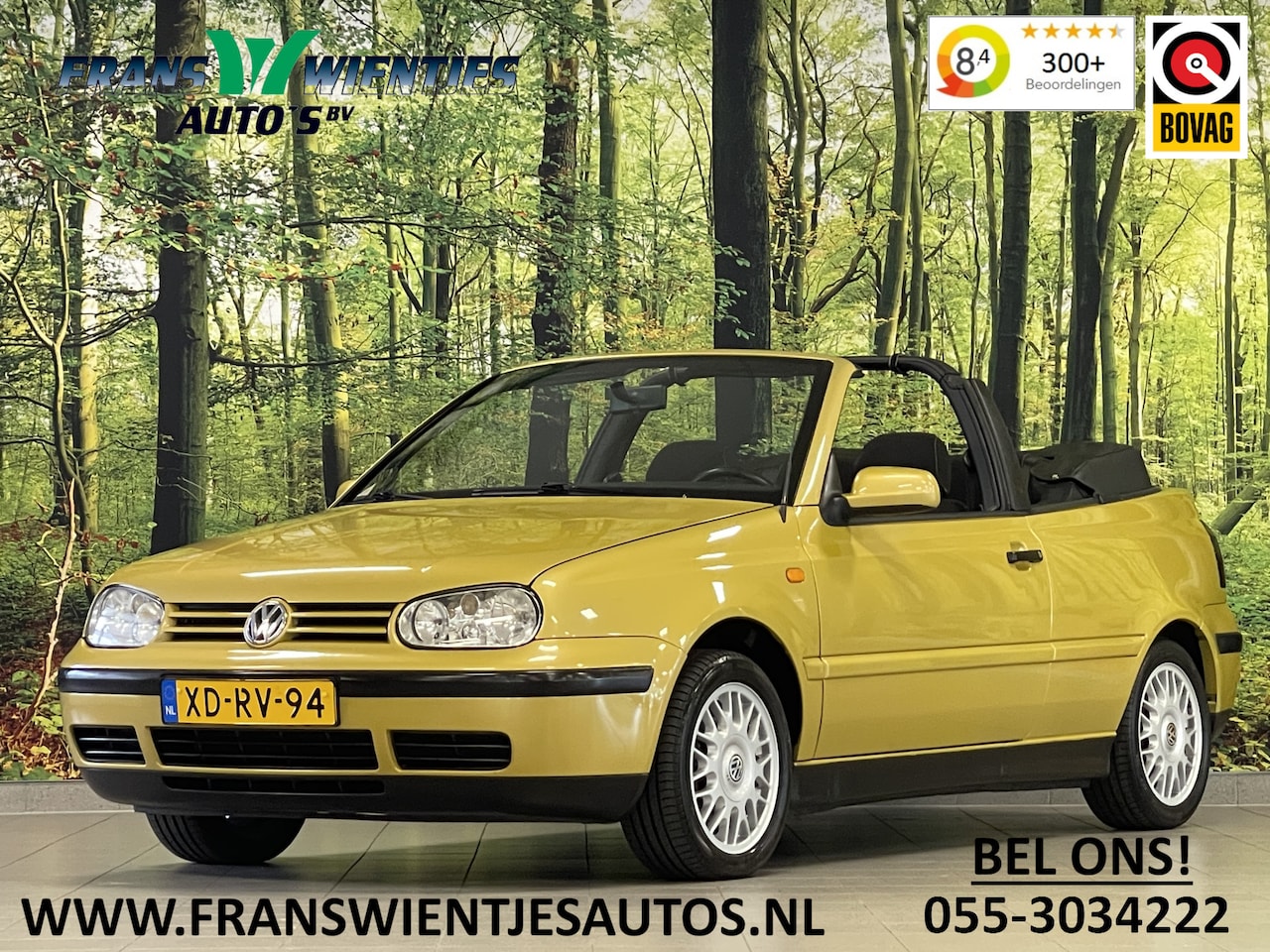Volkswagen Golf Cabriolet - 1.8 Trendline | Cabriolet | Origineel Nederlands | BTW Factuur mogelijk Lichtmetaal 16'' | - AutoWereld.nl