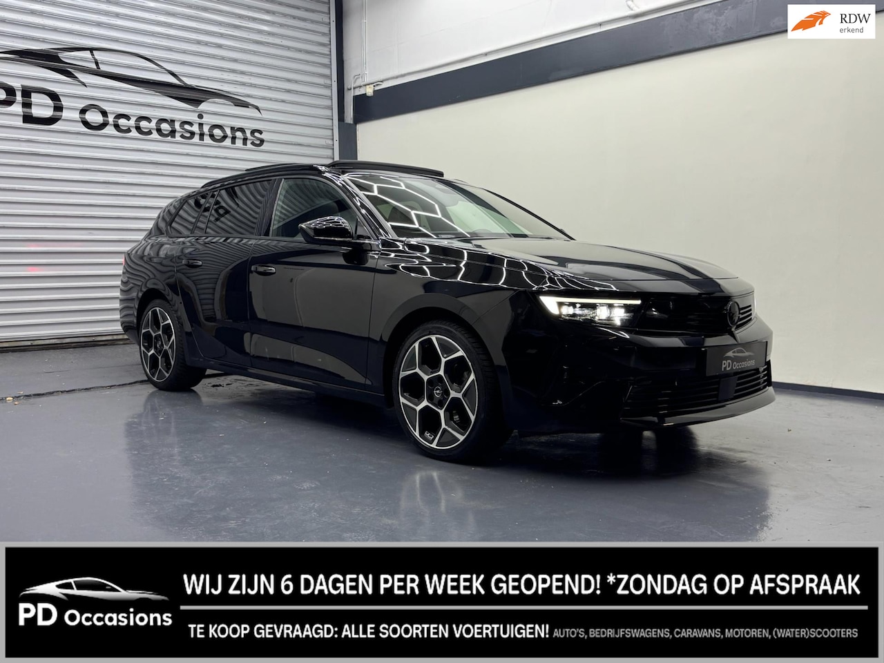 Opel Astra - 1.2 Turbo Ultimate - Leer - Pano - (360) Camera - Stoelverw. - Dodehoek - AutoWereld.nl