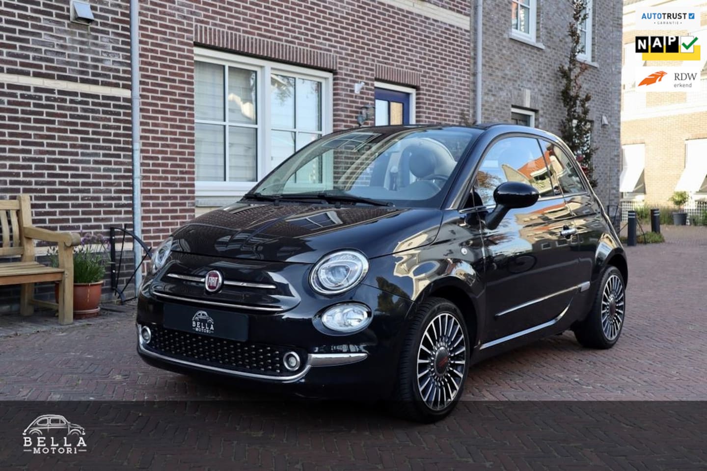 Fiat 500 C - 0.9 TwinAir Lounge | Automaat | Cabrio | Uconnect 7” touchscreen | Cruise control | Lichtm - AutoWereld.nl