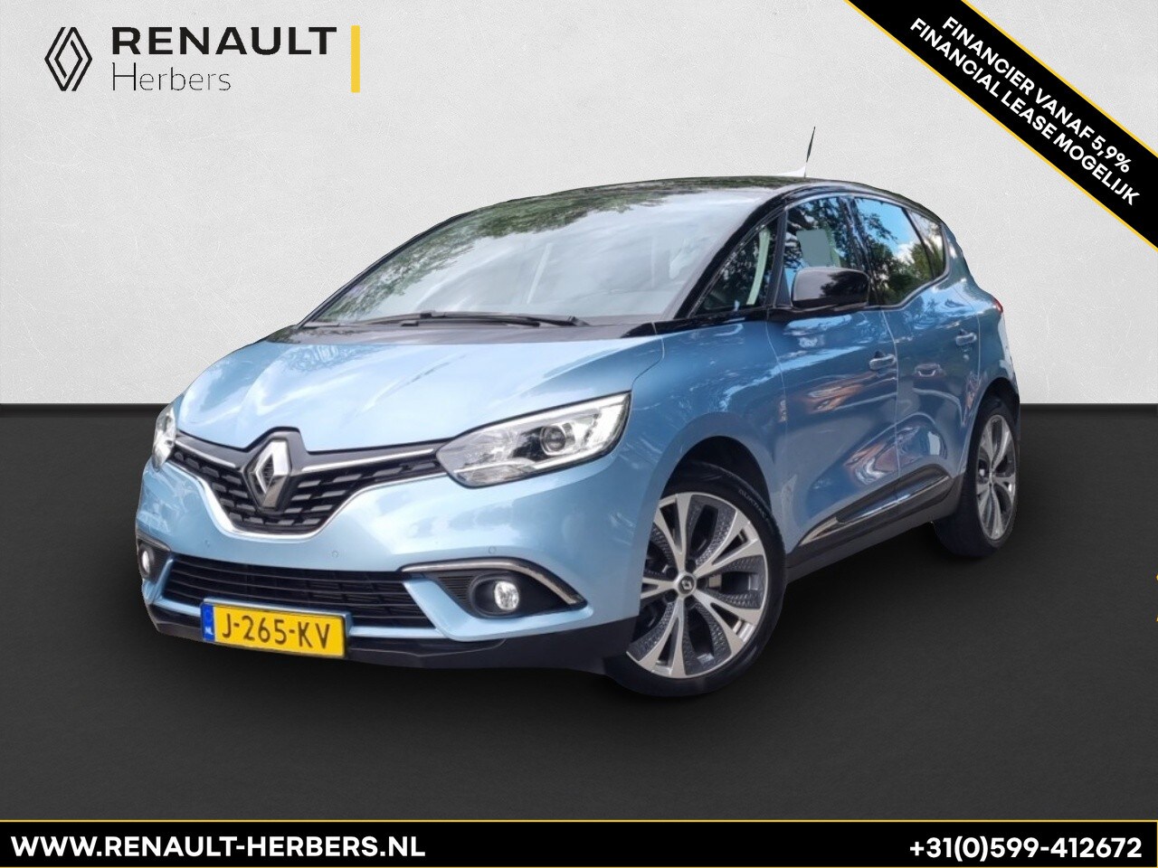 Renault Scénic - 1.2 TCe Intens GROOT NAVI / CRUISE / HALF LEER / PDC V+A / TREKHAAK / ALL SEASON - AutoWereld.nl