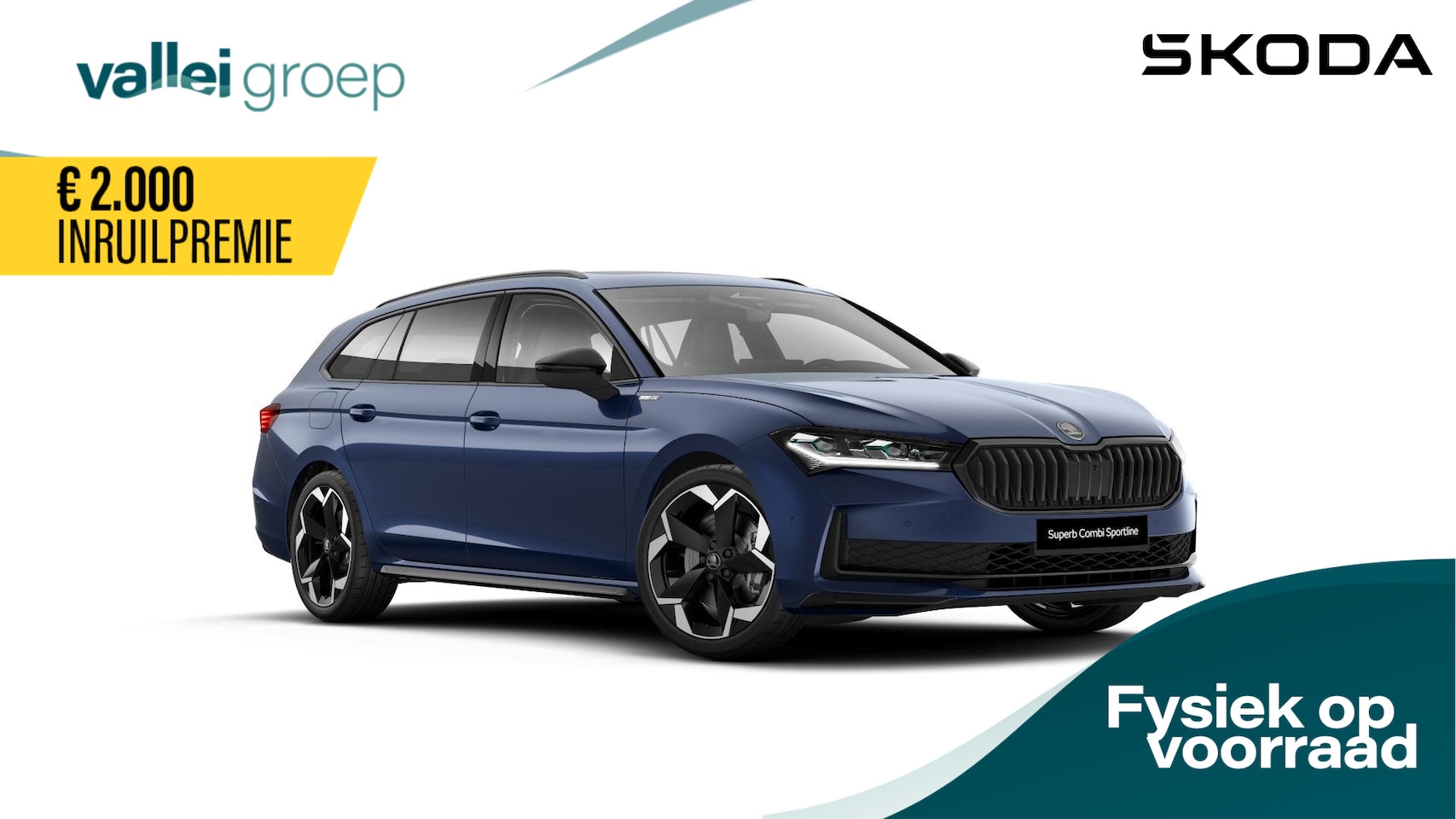 Skoda Superb Combi - Sportline Business 1.5 TSI PHEV 150 kW / 204 PK Co - AutoWereld.nl