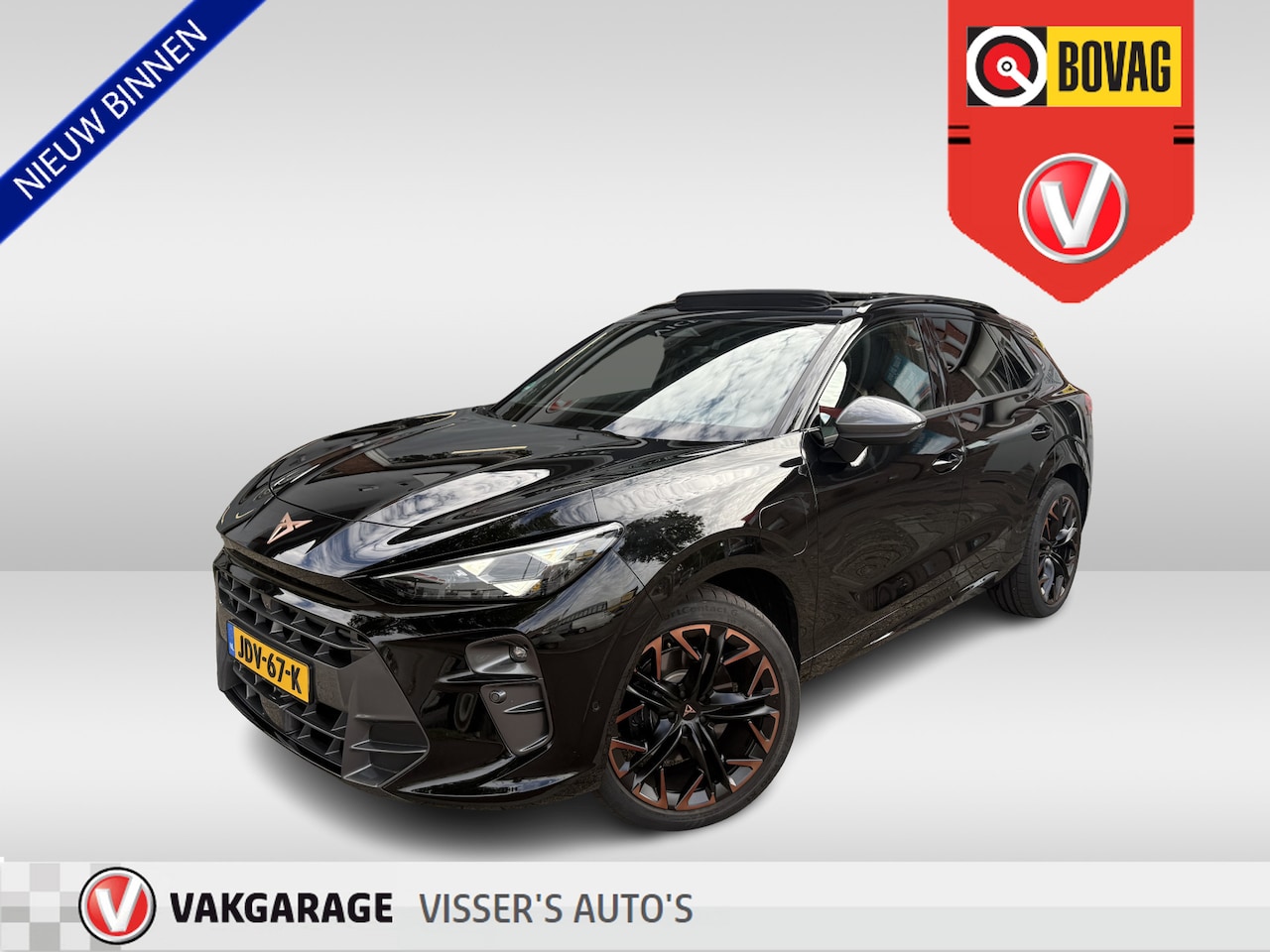 CUPRA Terramar - 1.5 TSI e-Hybrid VZ Performance copper | 245 pk / 180Kw gecombineerd | | panoramadak - sch - AutoWereld.nl