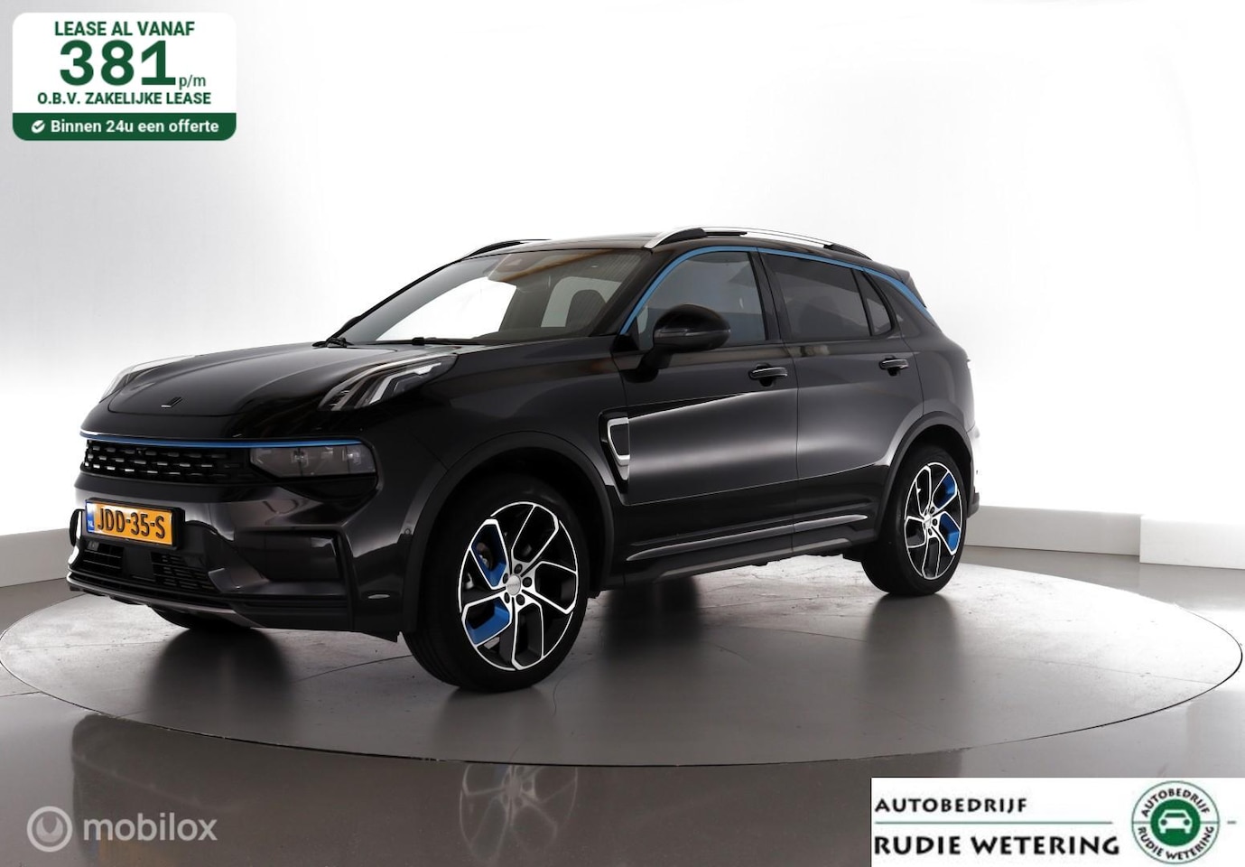 Lynk & Co 01 - 1.5 PHEV 261pk zwartehemel|pano|led|cam|dab|nav|ecc|lmv20 - AutoWereld.nl