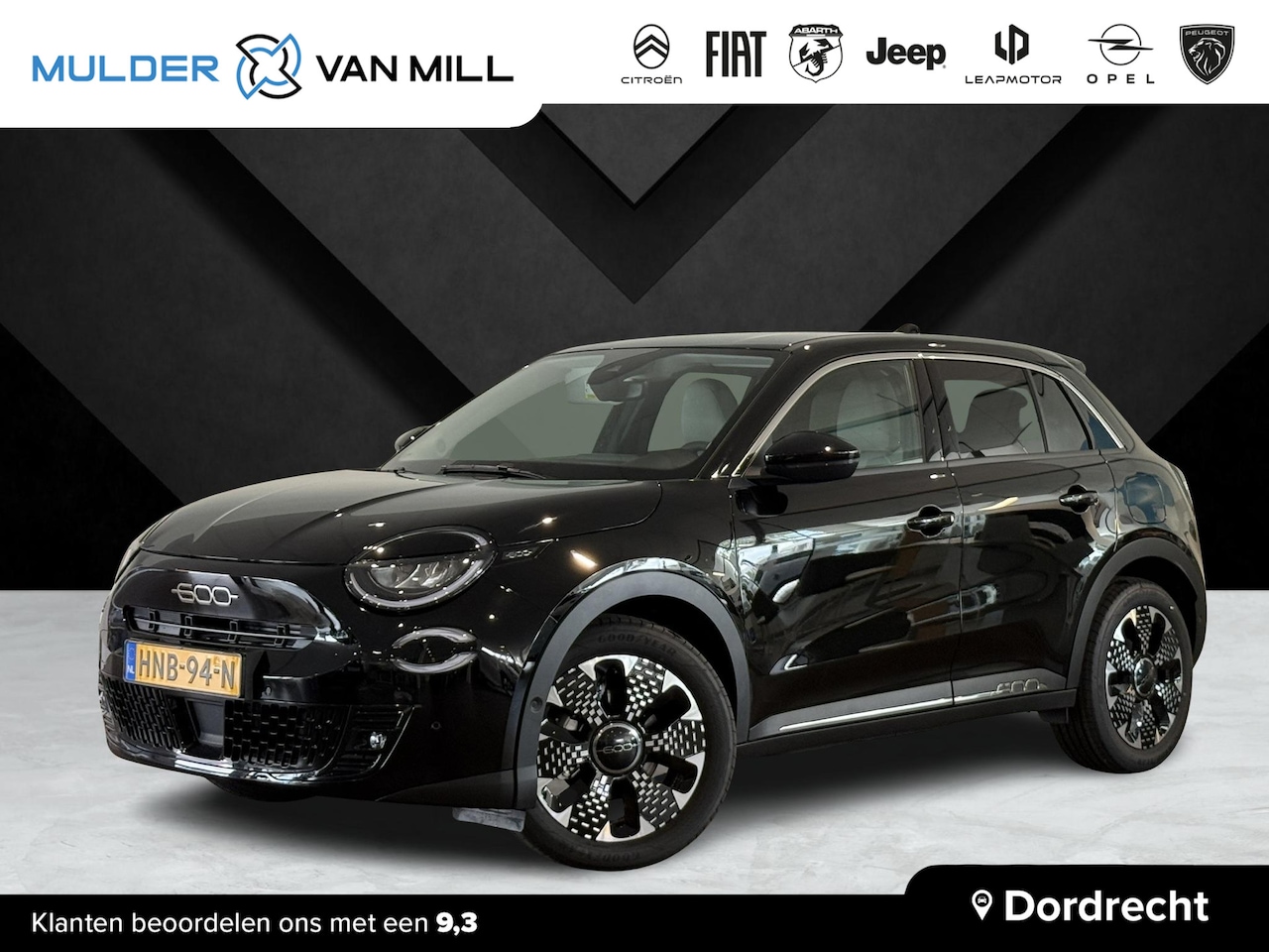 Fiat 600e - La Prima 54 kWh | LEDER | NAVI | MASSAGE | VERW. VOORSTOELEN | CLIMA | CAMERA - AutoWereld.nl
