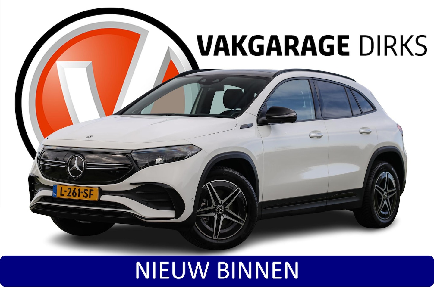 Mercedes-Benz EQA - 250 AMG Night 67 kWh ✅ Pano ✅ Burmester ✅ 360Cam - AutoWereld.nl