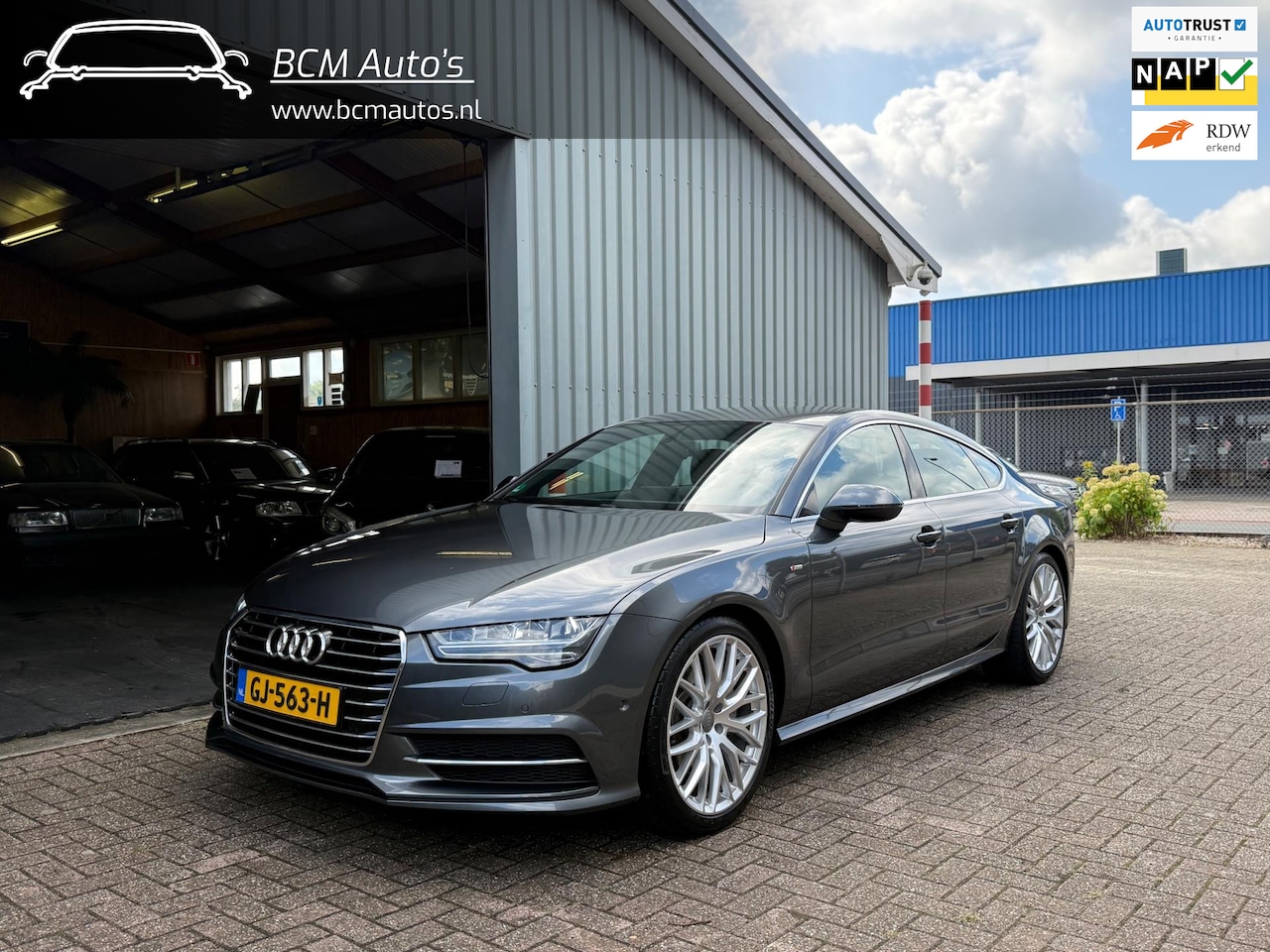 Audi A7 Sportback - 2.0 TFSI S Line |Leer|Luchtvering|Matrix LED|Stoelverwarming|20inch|Akoestisch glas|Trekha - AutoWereld.nl