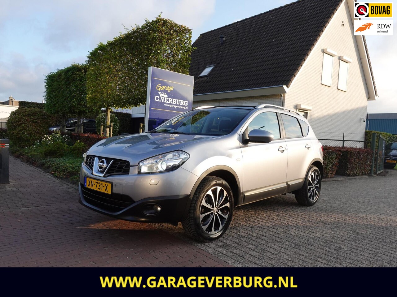 Nissan Qashqai - 2.0 Tekna (Trekhaak,Camera,Cruise,Keyless,Leer,BOSE,Xenon,Panoramadak,Stoelverwarming) - AutoWereld.nl