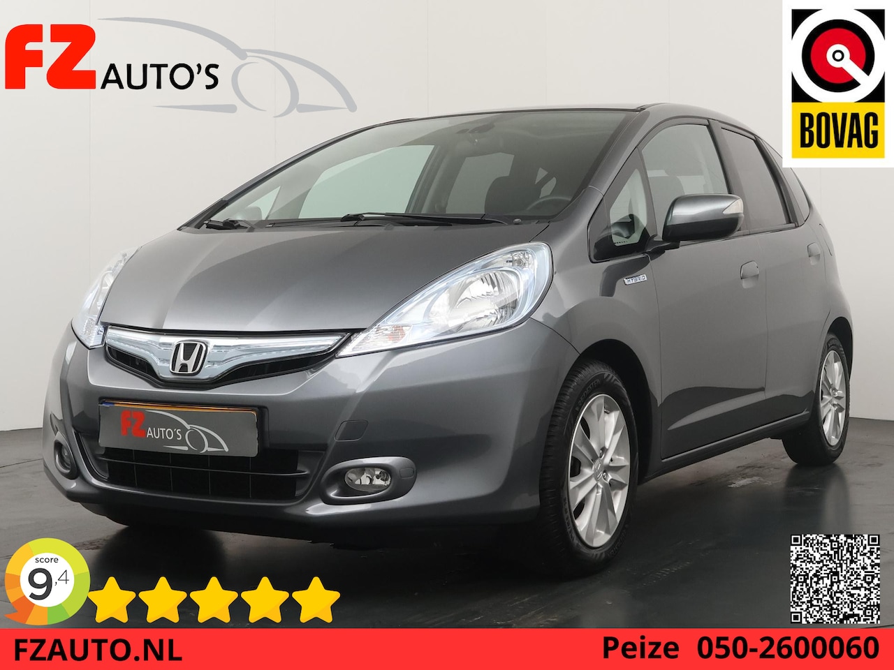 Honda Jazz - 1.4 Hybrid Elegance - Trekhaak - Metallic - L.M Velgen - AutoWereld.nl