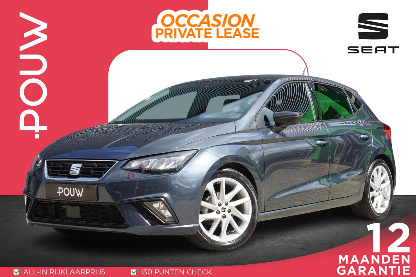 SEAT Ibiza - 1.0 EcoTSI 95pk FR | Adaptive Cruise | Apple Carplay/Android Auto | Grootlichtassistent | - AutoWereld.nl