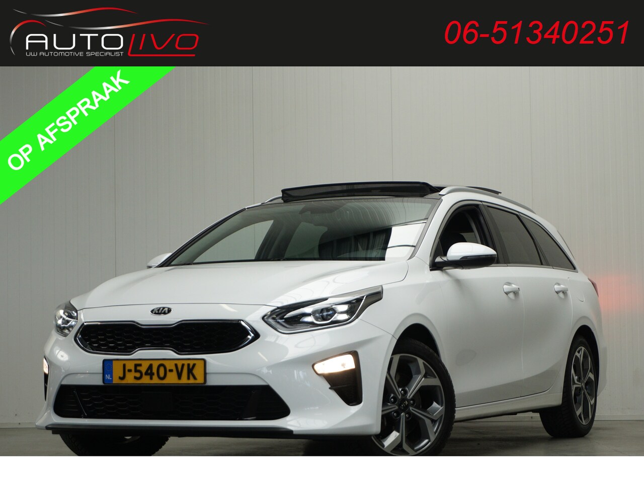 Kia Cee'd Sportswagon - Ceed 1.4 T-GDi ExecutiveLine 140 PK! AUTOMAAT! PANO LEER KOELING CAMERA TREKHAAK etc. - AutoWereld.nl