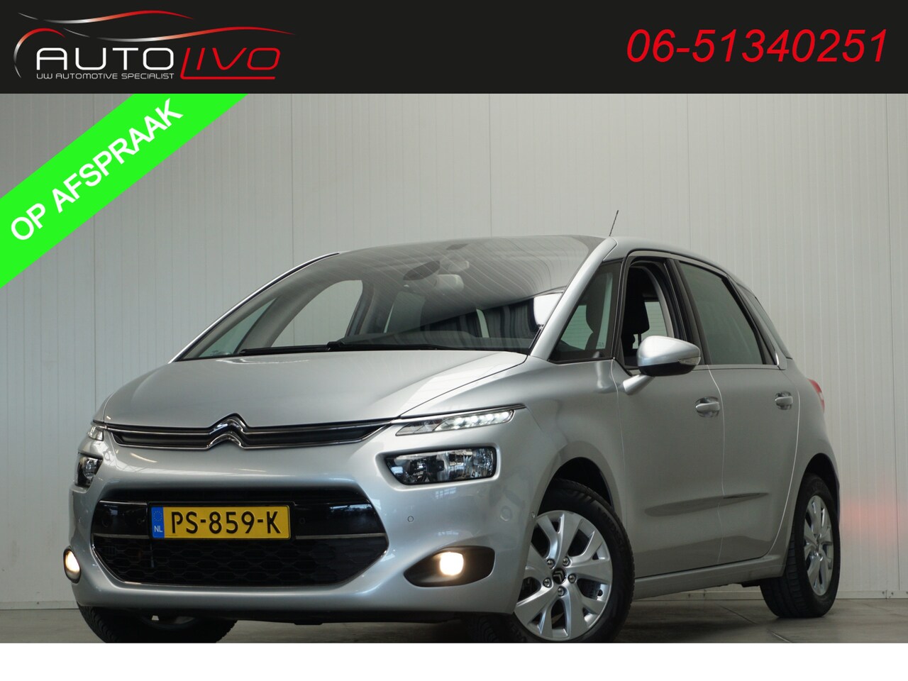 Citroën C4 Picasso - 1.2 PureTech Selection NAVI CLIMA LANE DODE PARK TREKHAAK etc. - AutoWereld.nl