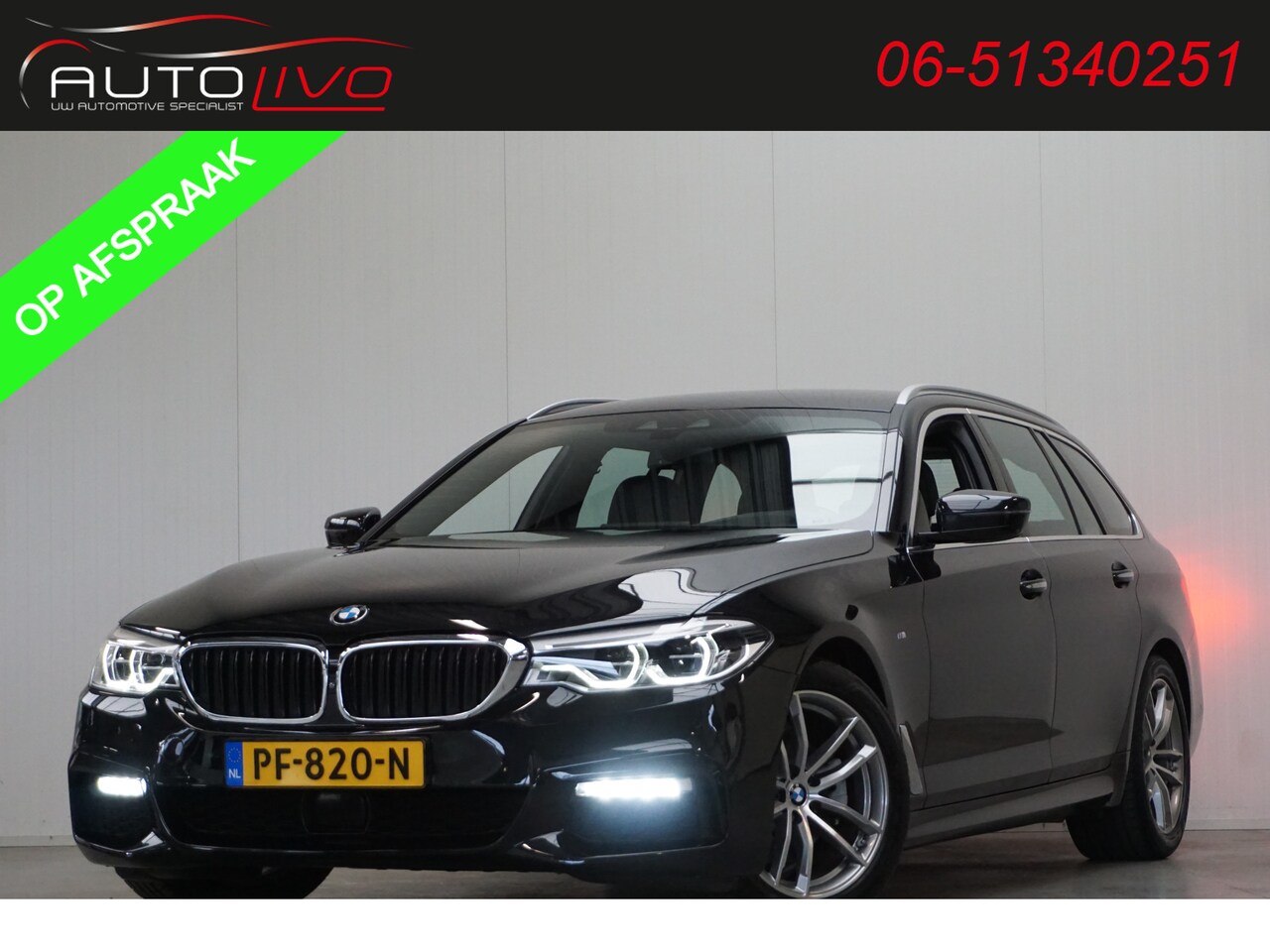 BMW 5-serie Touring - 520d High Executive M-SPORT! BOM VOL! NL AUTO! - AutoWereld.nl