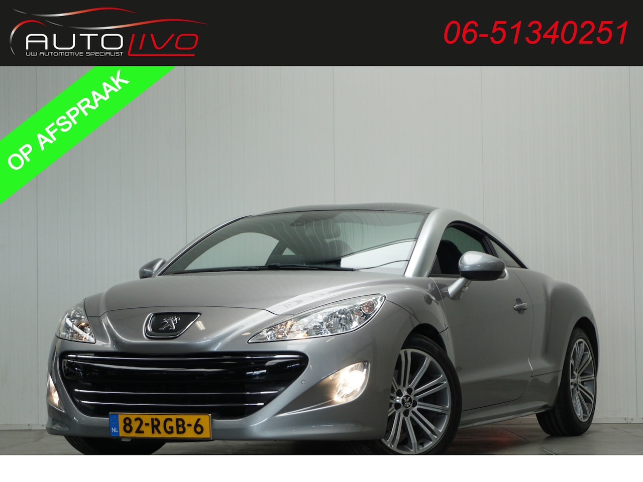 Peugeot RCZ - 1.6 THP AUTOMAAT! NL AUTO! LEER JBL NAVI CLIMA PDC etc. - AutoWereld.nl