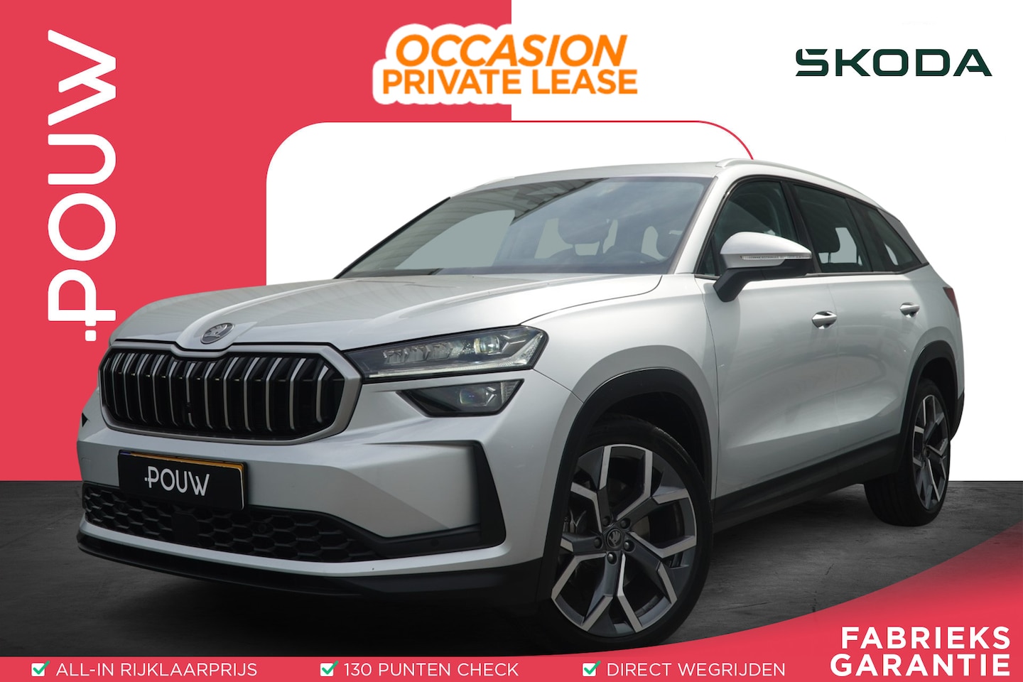 Skoda Kodiaq - 1.5 TSI 150pk DSG MHEV Business Edition | Panoramadak | Trekhaak | Lederen Bekleding - AutoWereld.nl