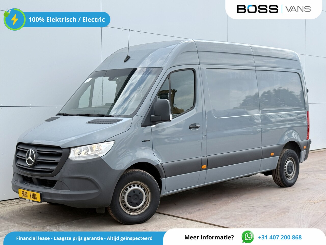 Mercedes-Benz eSprinter - 312 L2H2 Elektrisch 41kWh 135km WLTP Climate Control Camera Stoelverwarming - AutoWereld.nl