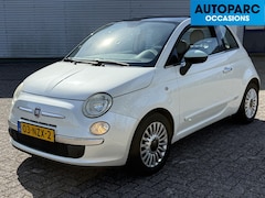 Fiat 500 - 0.9 TwinAir Lounge , PANORAMADAK, AIRCO, LEDER, RADIO/CD