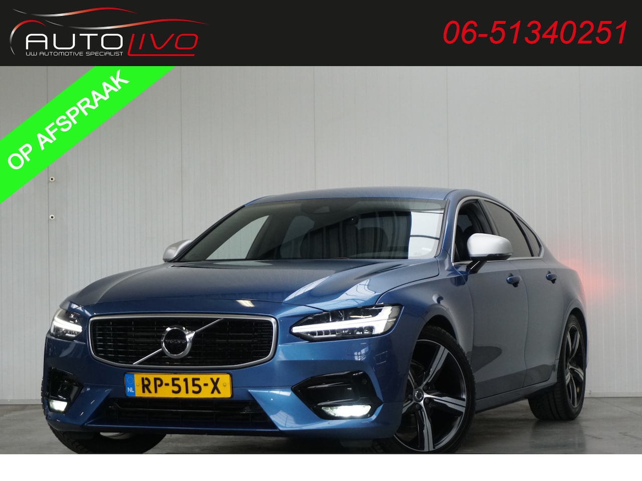 Volvo S90 - 2.0 D3 R-Design AUTOMAAT! NL AUTO! BOM VOL! - AutoWereld.nl