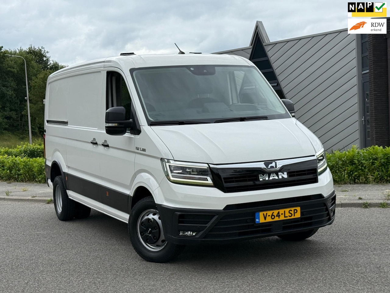 MAN TGE - 5.180 2.0 DL L2H1 DSG Automaat | Dubbellucht | Navi | Airco | Stoelverwarming | LED | - AutoWereld.nl