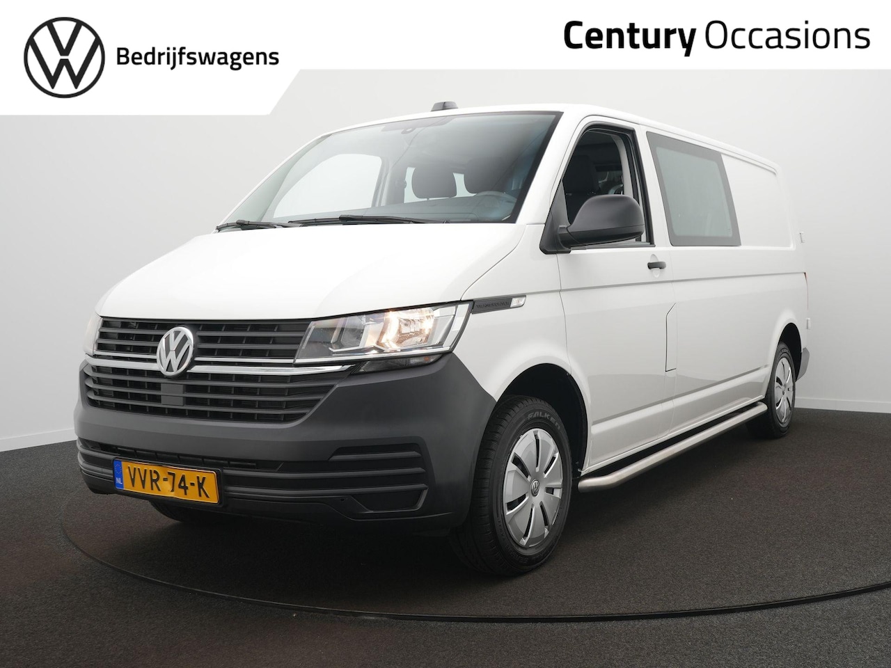 Volkswagen Transporter - Bedrijfswagens 2.0 TDI L2H1 28 Economy Business DC - Trekhaak - Betimmering - Apple Car Pl - AutoWereld.nl