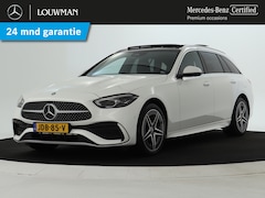 Mercedes-Benz C-klasse Estate - 300 e AMG Plug-In Hybride | AMG Line | Trekhaak | Panoramadak | Distronic | Stuur en Stoel
