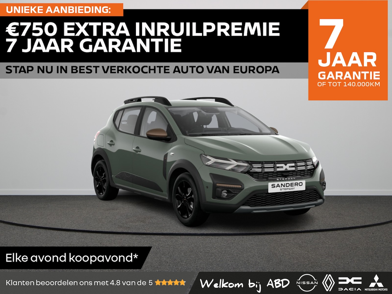 Dacia Sandero Stepway - Extreme TCe 100 ECO-G | Achteruitrijcamera | Cruise Control en snelheidsbegrenzer | Dagrij - AutoWereld.nl