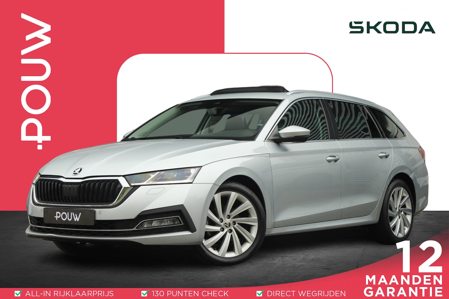 Skoda Octavia Combi - 1.5 TSI 150pk First Edition | Panoramadak | Geheugen Bestuurdersstoel | Adaptive Cruise - AutoWereld.nl